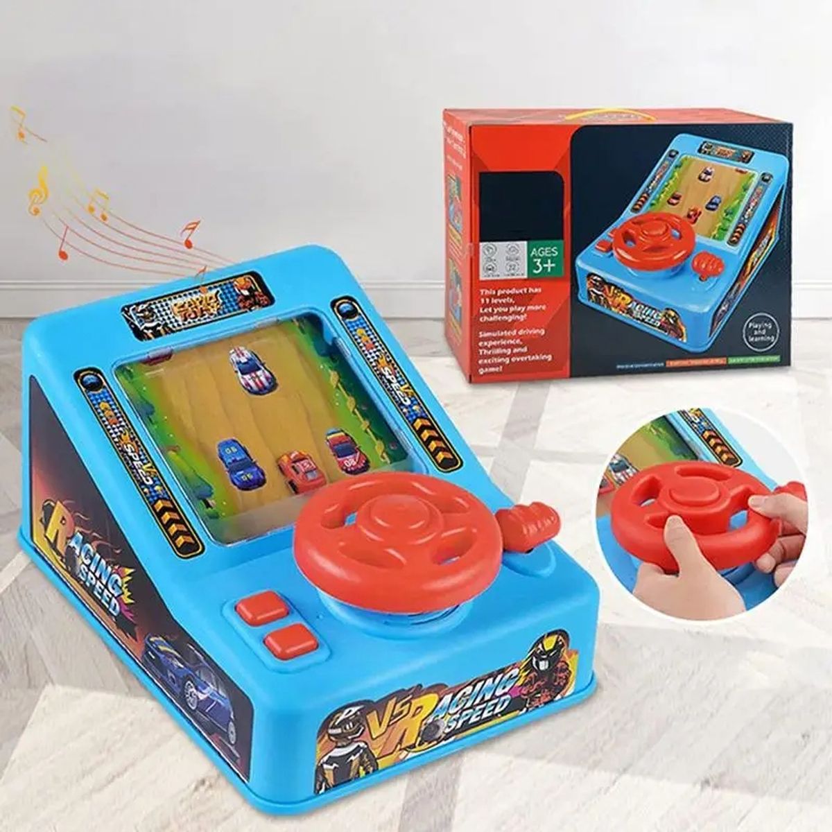 GENERICO - VOLANTE INFANTIL AUTOS DE CARRERA PARA NIÑOS