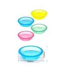 GENERICO - Bowl Para Perro Comida Color Azul Redondo 14cm