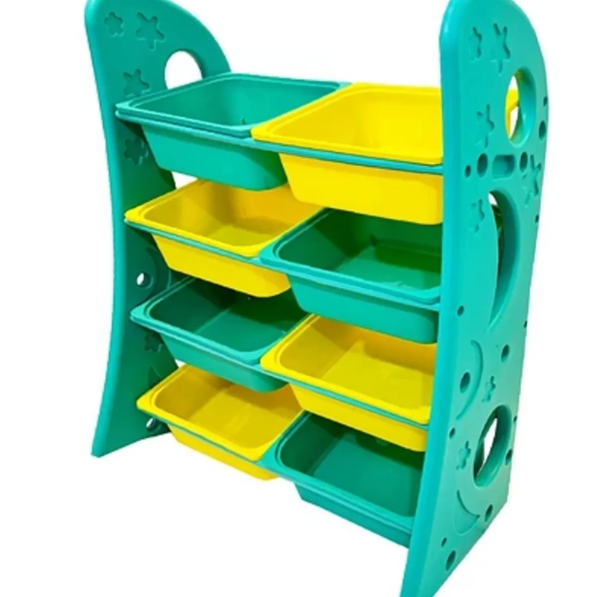 KIDSCOOL - Estante Infantil Sunny 8 Cajas Verde