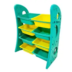 KIDSCOOL - Estante Infantil Sunny 8 Cajas Verde