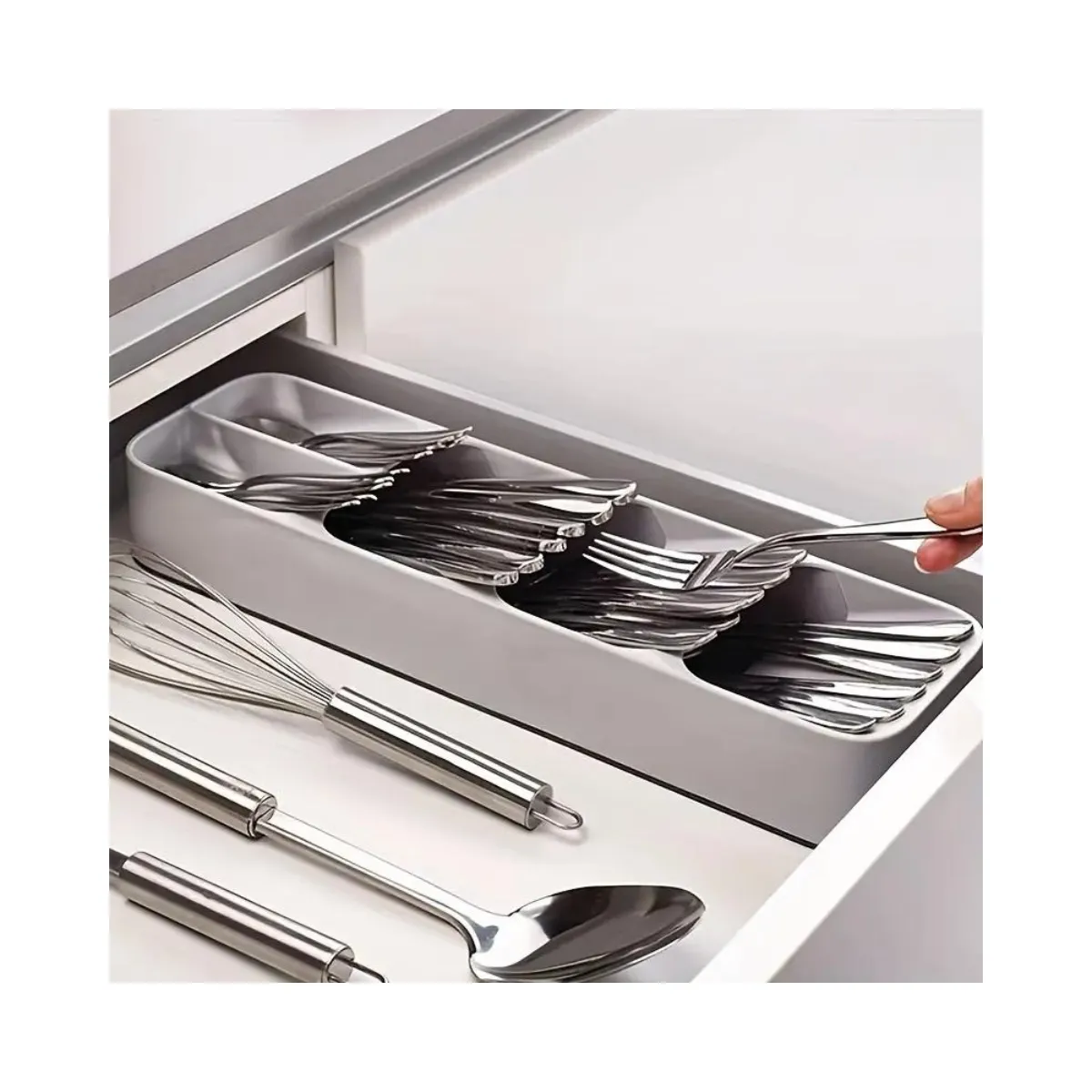 GENERICO - Organizador de Cubiertos para Cajón de Cocina