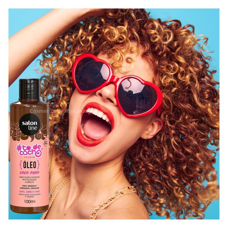 SALON LINE - Oleo de coco puro para el cabello rizado linea todecachos