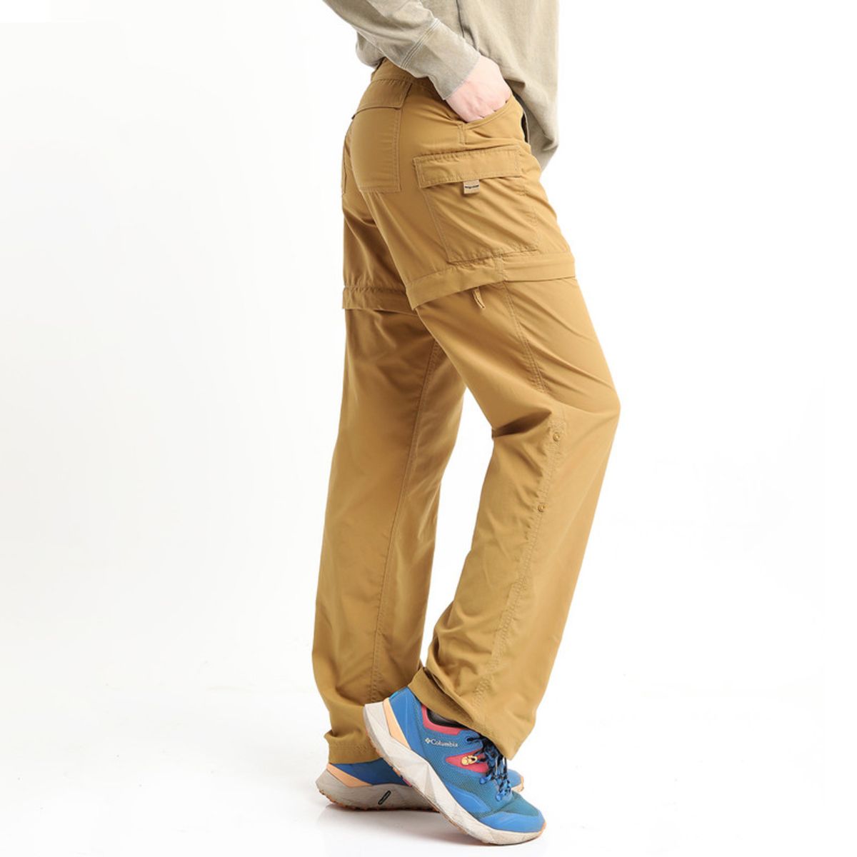 KANNU - Pantalón Desmontable Mujer Mostaza KANNU