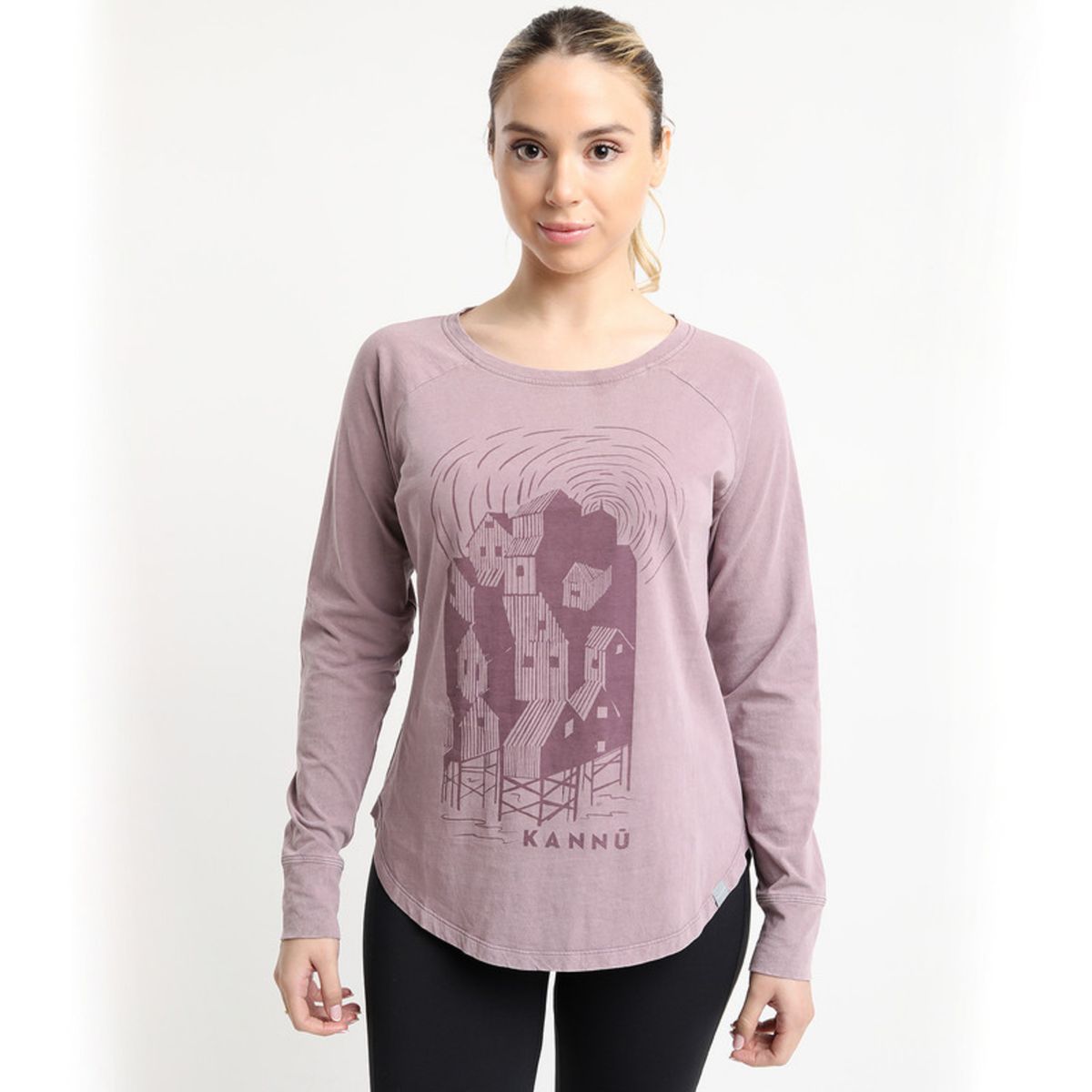 KANNU - Polera Lifestyle Diseño Mujer Violeta KANNU
