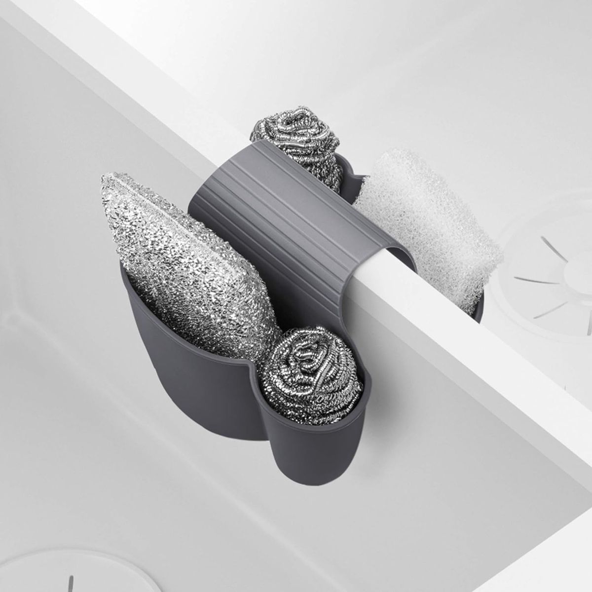 RAYEN - Organizador para Lavaplatos Doble Rayen – Silicona 12,5 × 9,5 cm