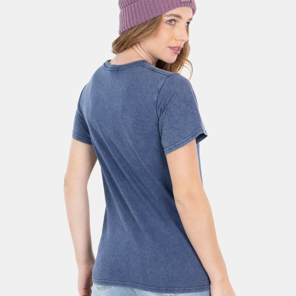 MAUI AND SONS - Polera Rock Tour T-Shirt Azul Mujer Maui And Sons