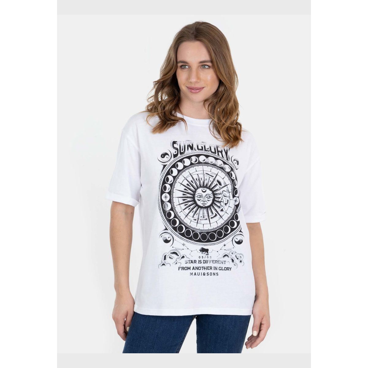 MAUI AND SONS - Polera From Another Glory Blanco Mujer Maui And Sons