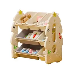 KIDSCOOL - Estante Infantil Sunny 7 Cajas Blanco