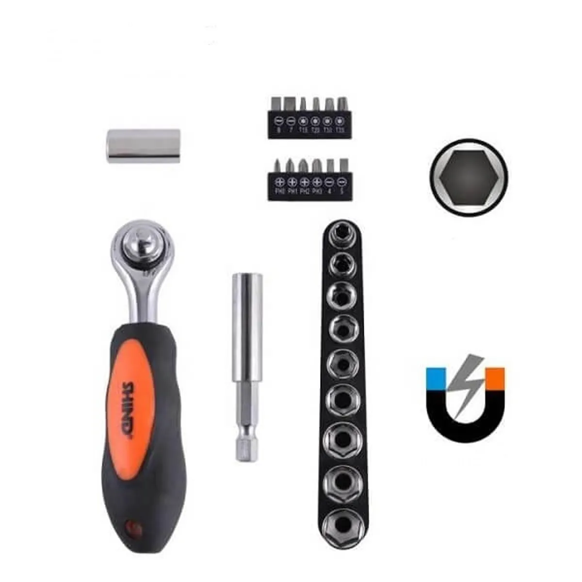 GENERICO - Juego de dados y atornilador con chicharra