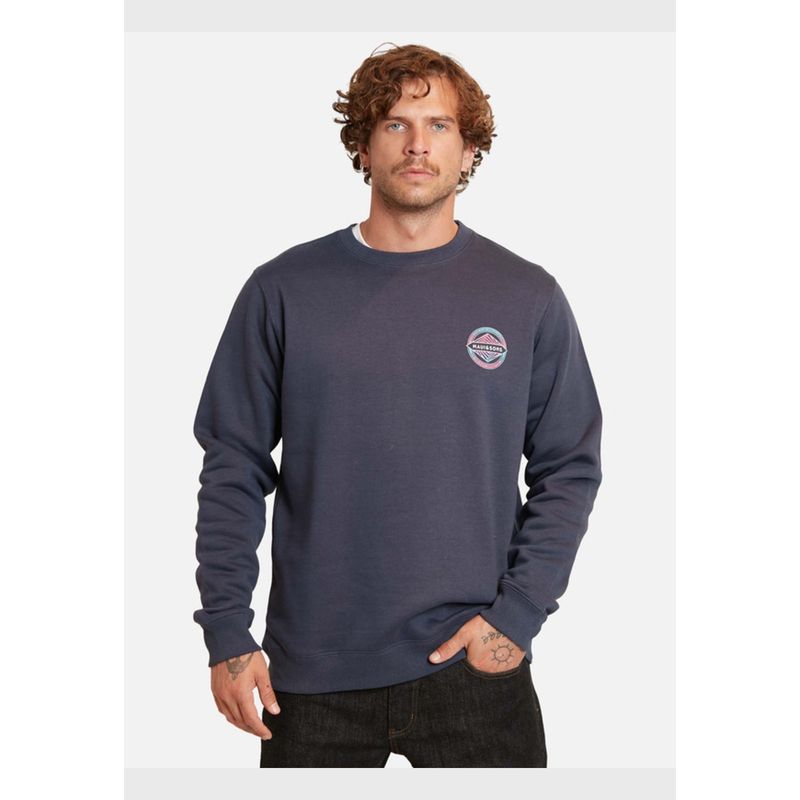 MAUI AND SONS - Poleron Surf And Skate Company Crew Azul Maui And Sons