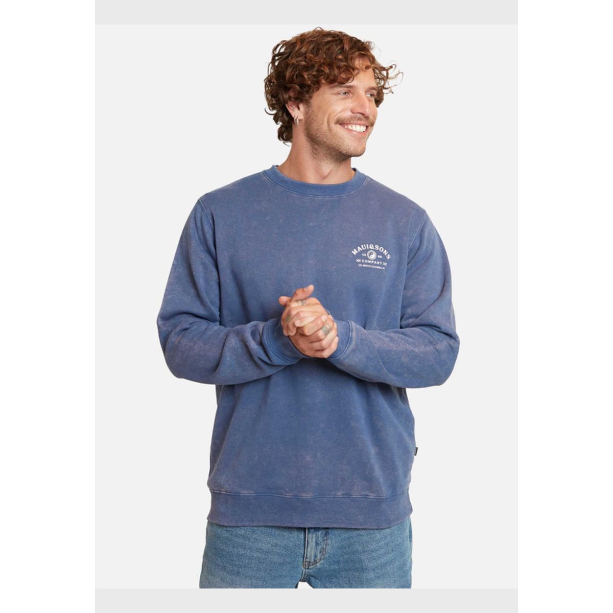 MAUI AND SONS - Poleron Yinyan Surfco Crew Morado Maui And Sons