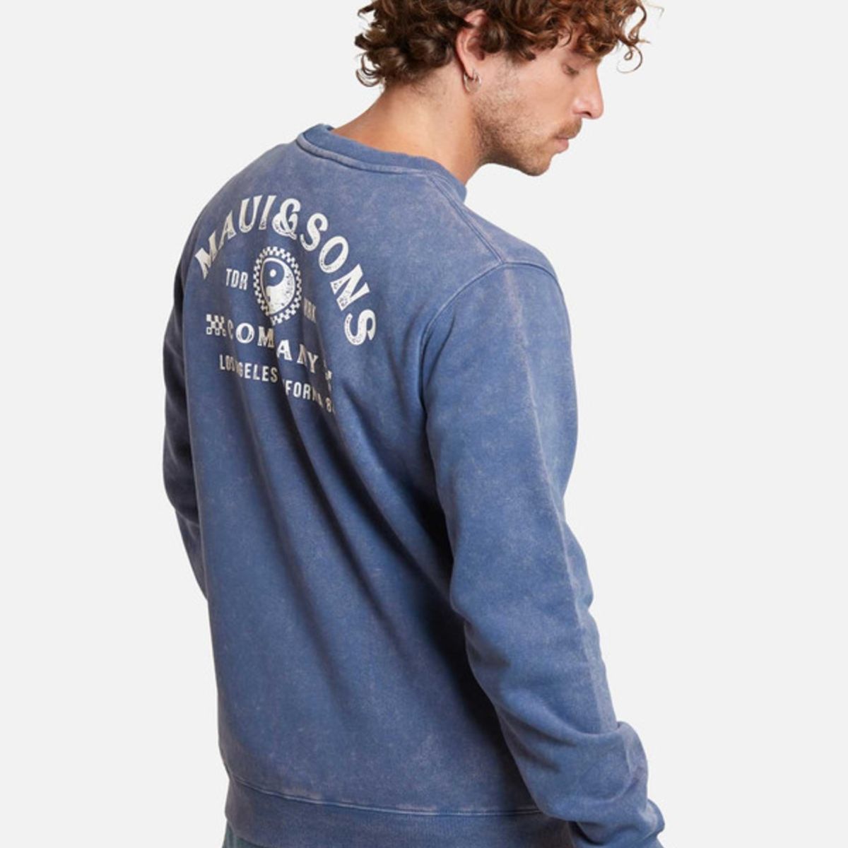 MAUI AND SONS - Poleron Yinyan Surfco Crew Morado Maui And Sons