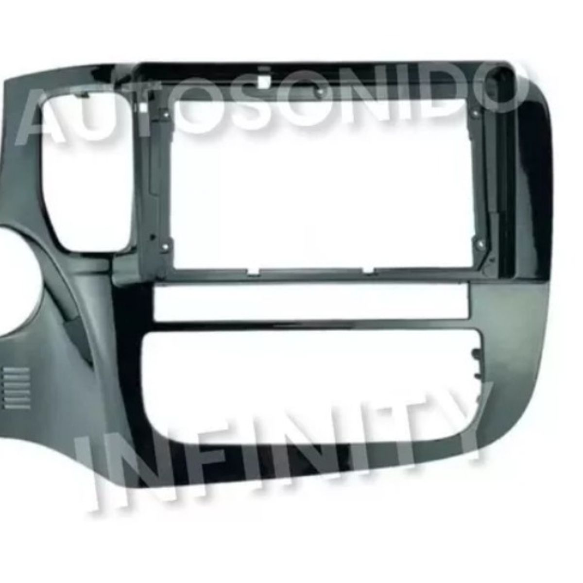 GENERICO - Adaptador Bisel Radio Mitsubishi Outlander 2016 /up 10 Pulga