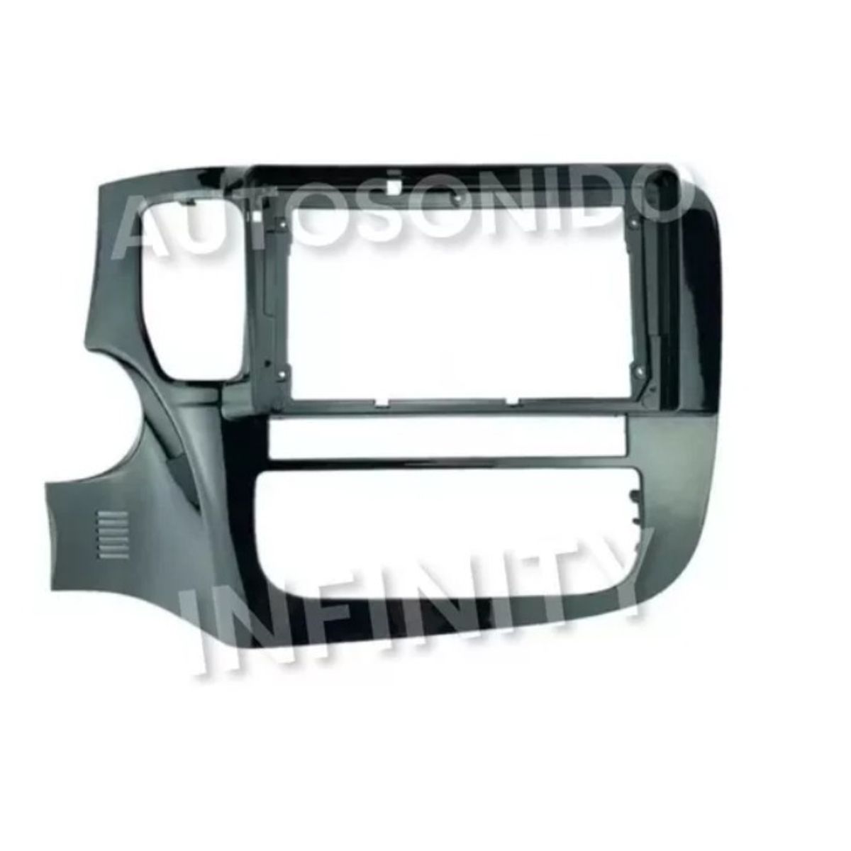 GENERICO - Adaptador Bisel Radio Mitsubishi Outlander 2016 /up 10 Pulga