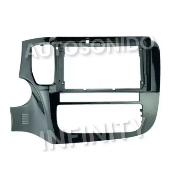 GENERICO - Adaptador Bisel Radio Mitsubishi Outlander 2016 /up 10 Pulga
