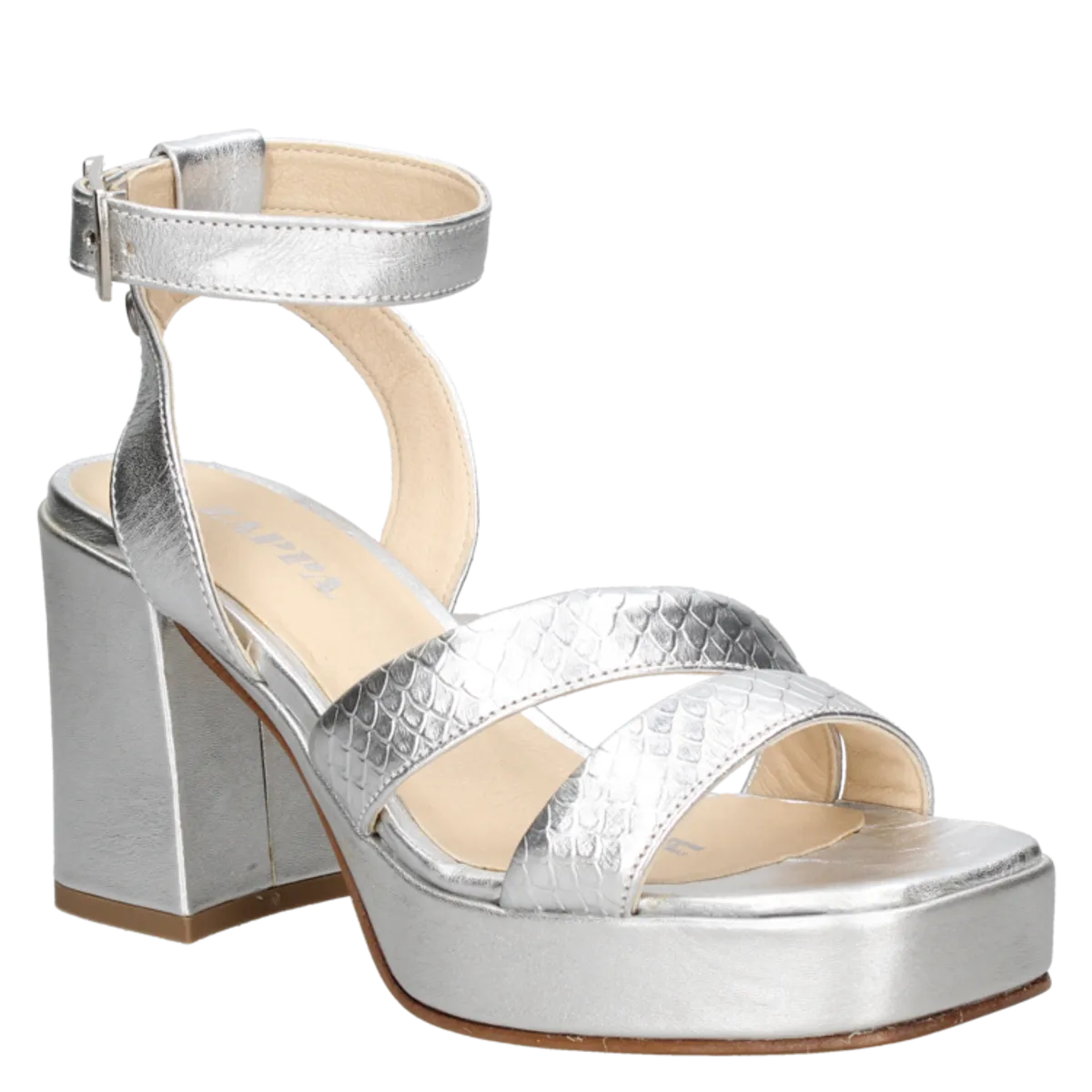 ZAPPA - Sandalia Casual Mujer Plateado Zappa