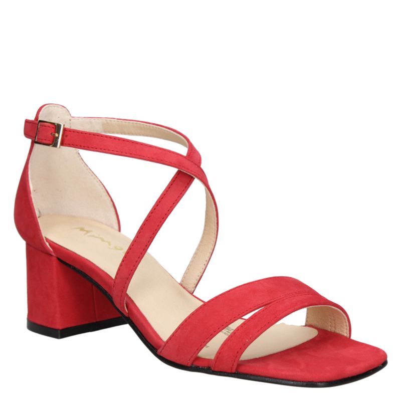MINGO - Sandalia Casual Mujer Rojo Mingo
