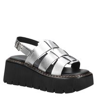 Sandalia Casual Plateado