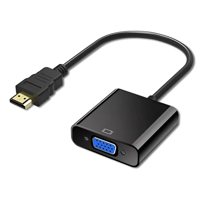 TECMASTER - Conversor HDMI a VGA 1080p Full HD 60 HZ con Audio TM-100536 TECMASTER