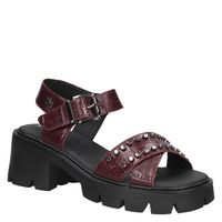 Sandalia Casual Bordó