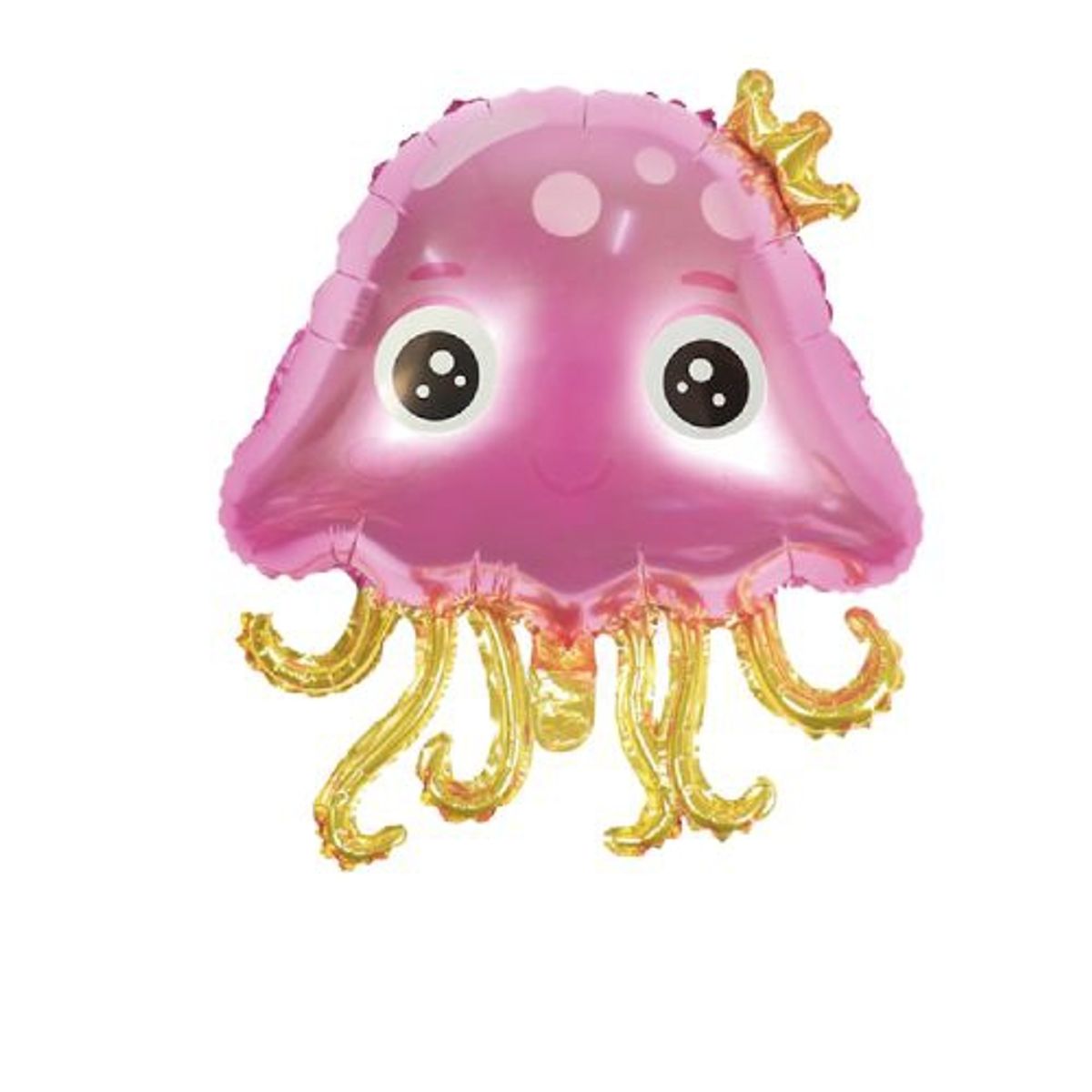 GENERICO - Globo Latex Diseño Medusa Color Rosa