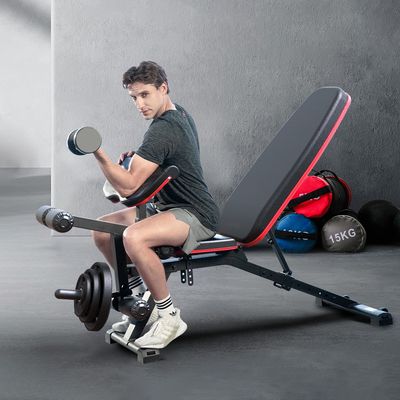 Imagen 2 del producto Banco ajustable FID soporte disco olímpico SUB1090