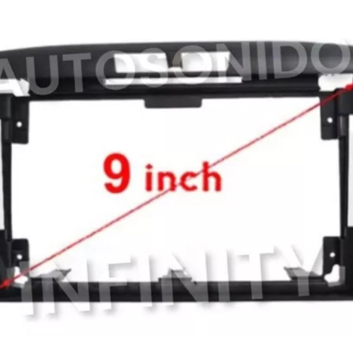 GENERICO - Bisel Adaptador Radio Honda Crv 9 Pulgadas 2012 A 2017