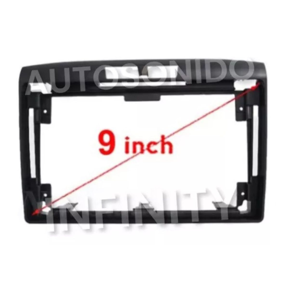 GENERICO - Bisel Adaptador Radio Honda Crv 9 Pulgadas 2012 A 2017