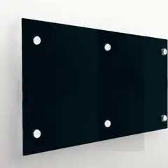DELL ORTO - Pizarra 160x120cm - Vidrio Templado 6mm Negro