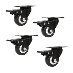 LINKON - Ruedas Muebles Industriales con Freno 2" Set 4