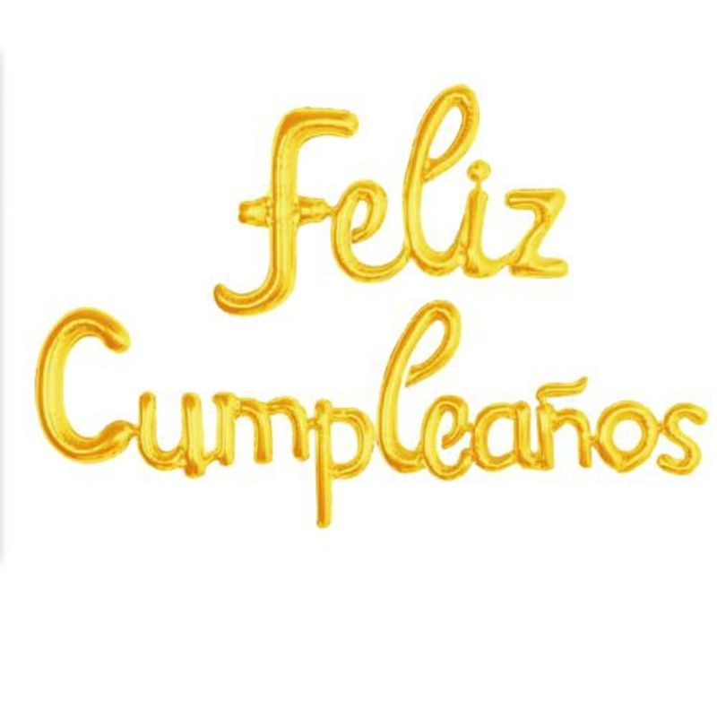 GENERICO - Globos Diseño Feliz Cumpleaños Latex Color Amarillo