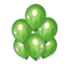 GENERICO - Globos Latex Color Verde 25 Cm 12 Unidades