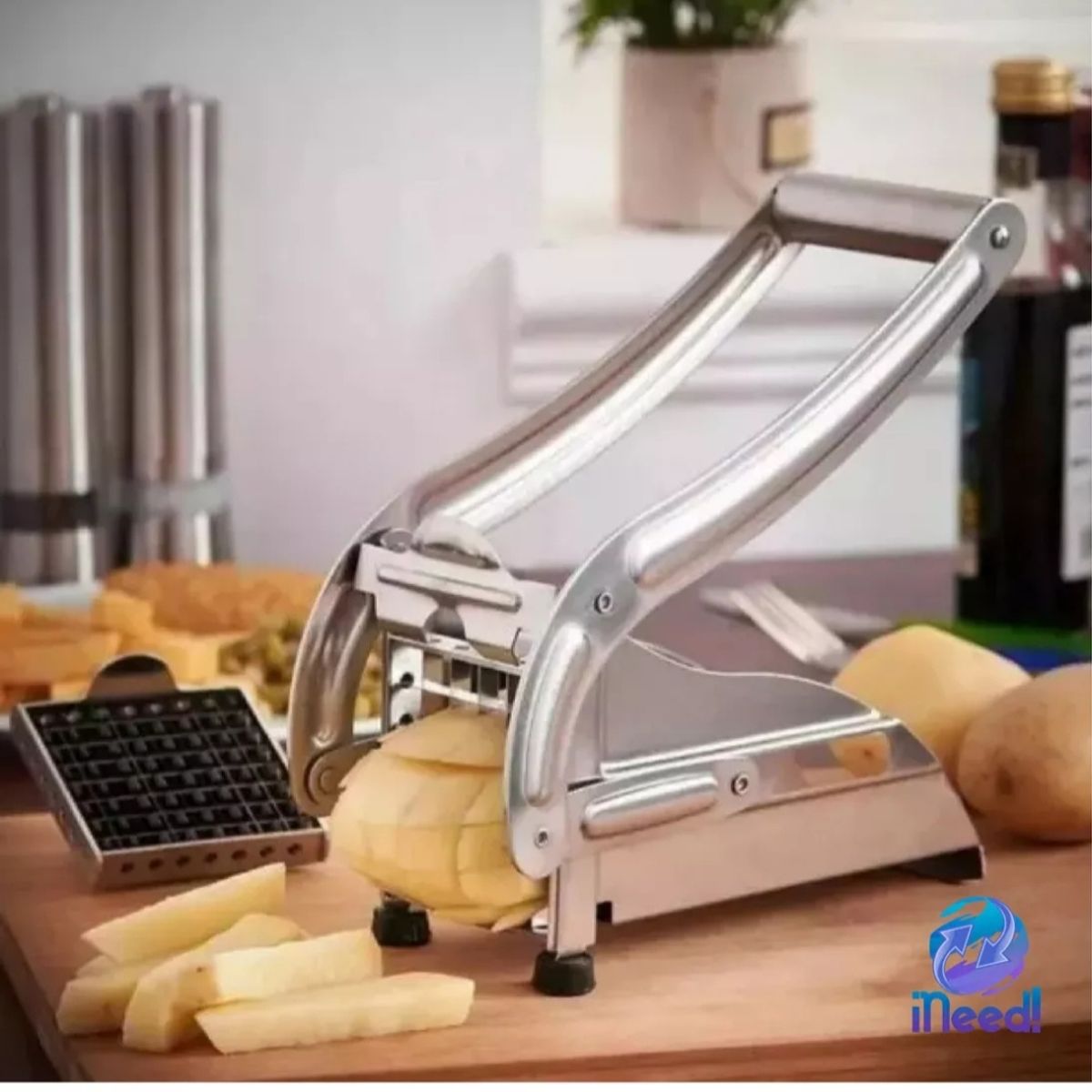 GENERICO - Cortadora Papas A La Francesa Picadora Pica Patata- Verduras