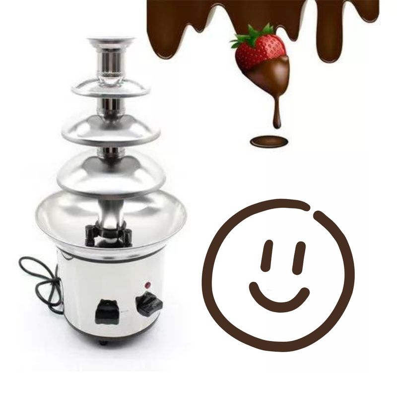 GENERICO - Máquina de Fondue con Fusión Eléctrica 4 Capas