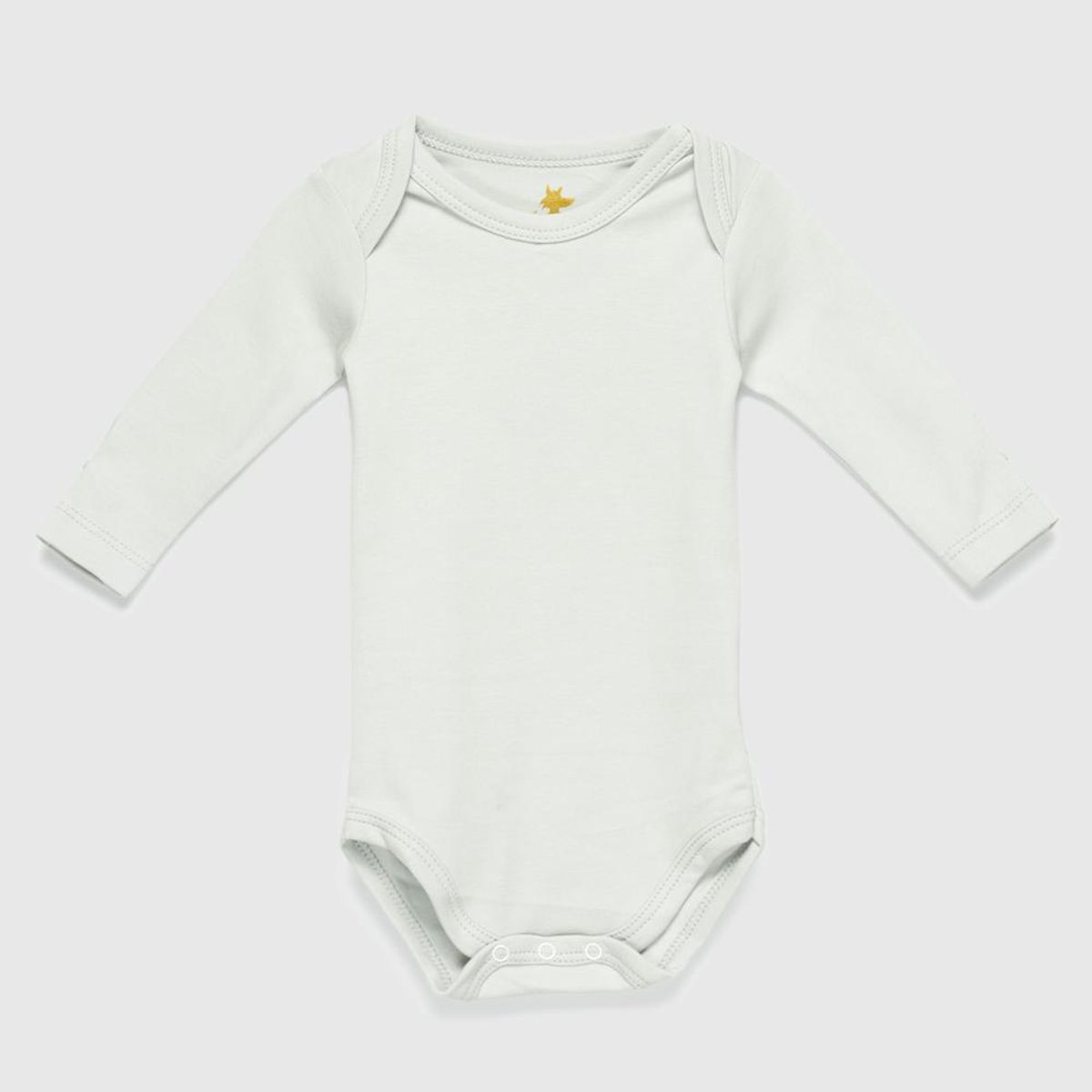 COYOTE KIDS - Body gris bordado algodón peruano - Gris