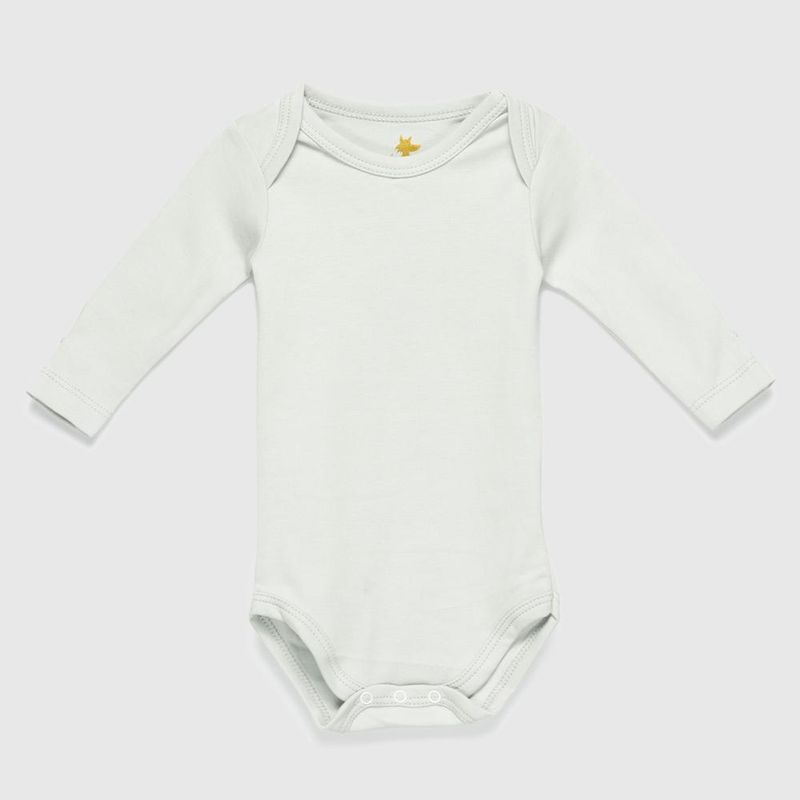 COYOTE KIDS - Body gris bordado algodón peruano - Gris