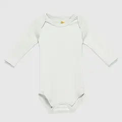 COYOTE KIDS - Body gris bordado algodón peruano - Gris