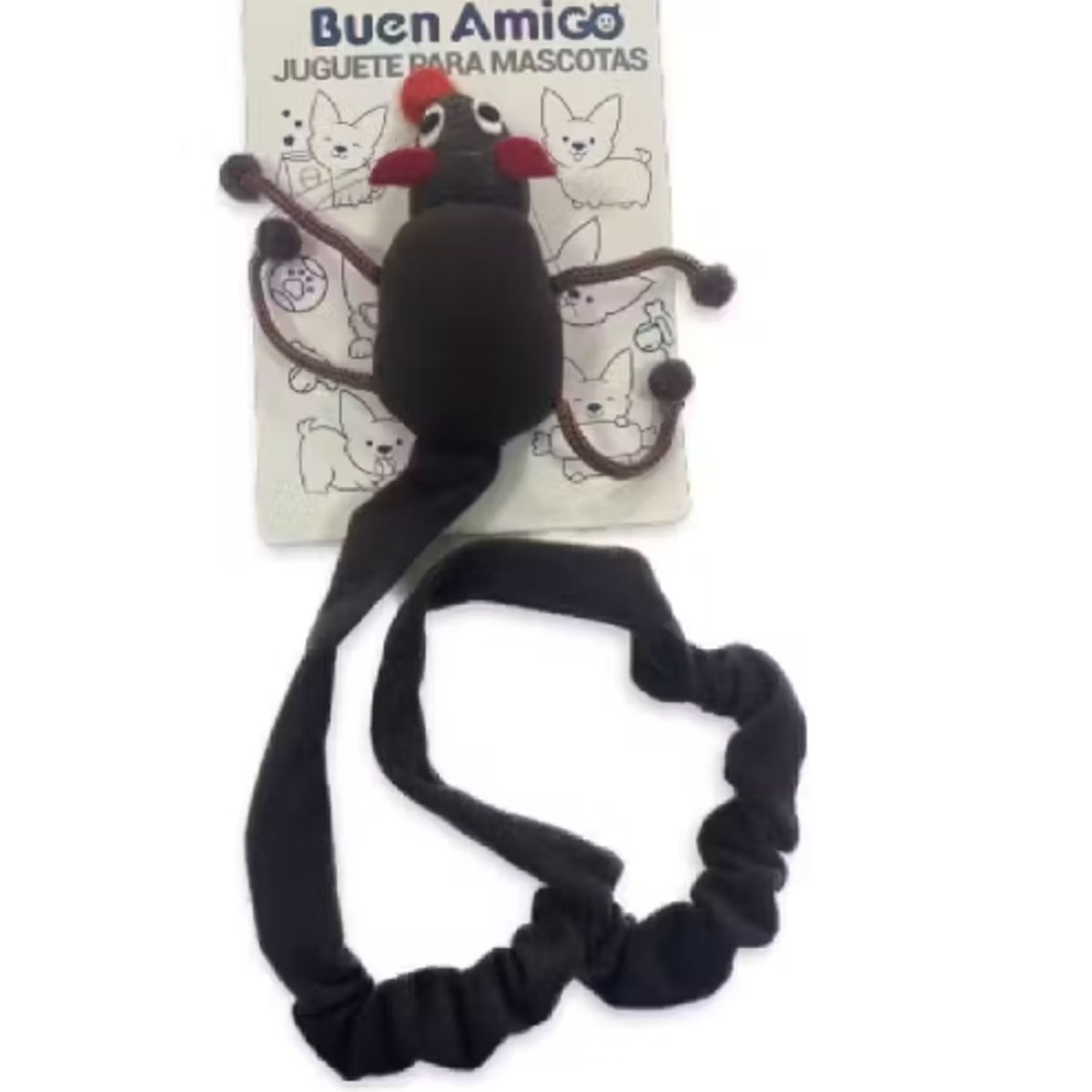GENERICO - Juguete Ratón Con Cola Interactivo Para Gato Negro