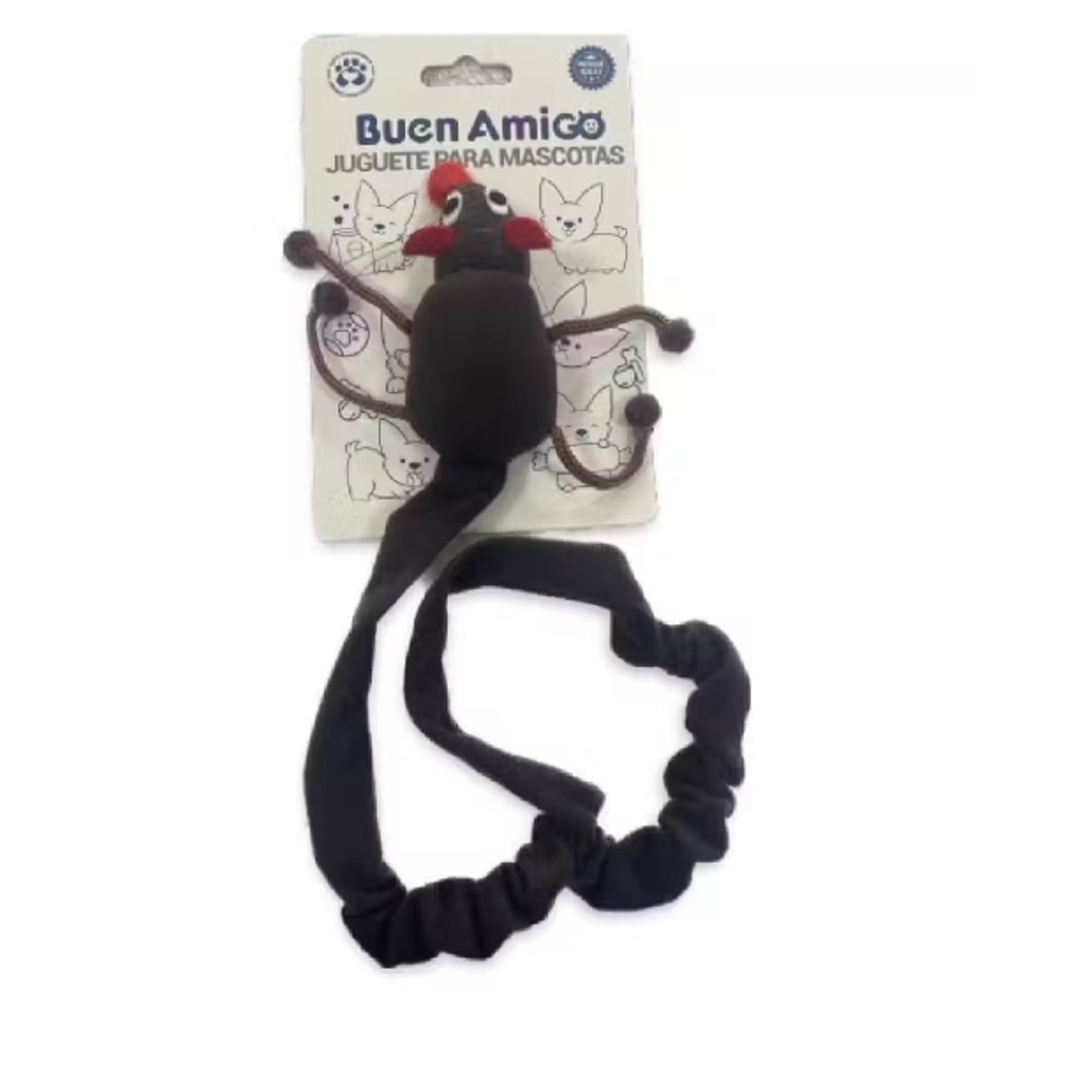 GENERICO - Juguete Ratón Con Cola Interactivo Para Gato Negro