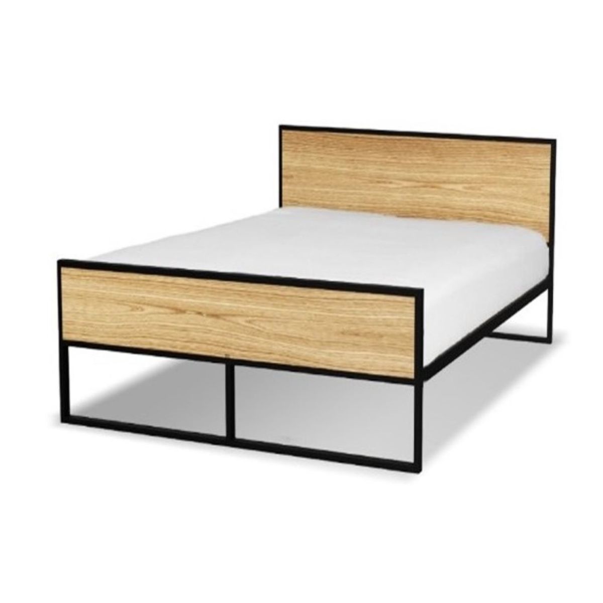 GENERICO - Cama Ita color miel plaza y media