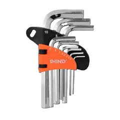 GENERICO - Llave allen hexagonal 9 piezas