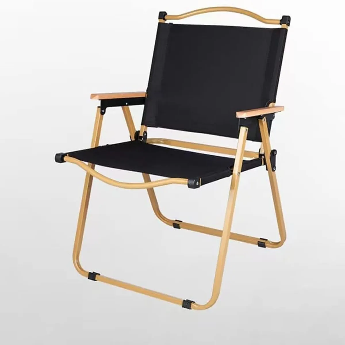 GENERICO - Silla Plegable Playa Y Jardin Camping Portatil Negro Reposera