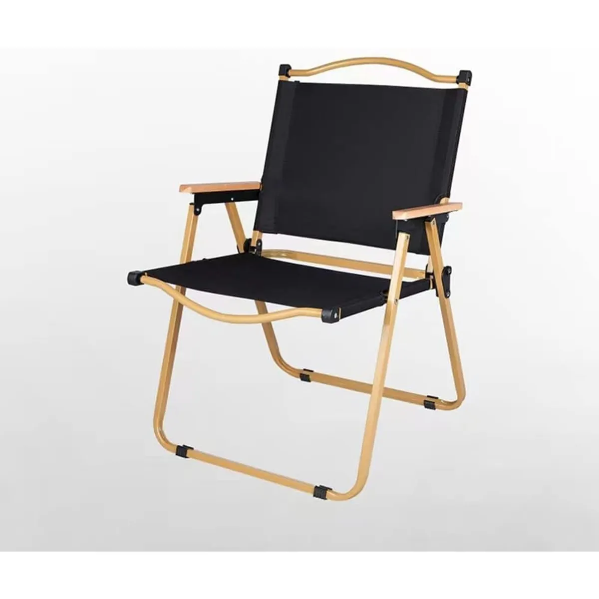 GENERICO - Silla Plegable Playa Y Jardin Camping Portatil Negro Reposera