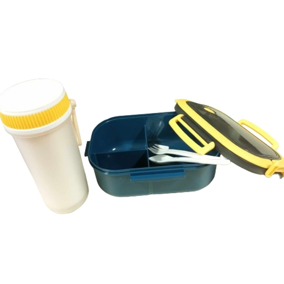 GENERICO - Set lonchera fiambrera y vaso 2 capas