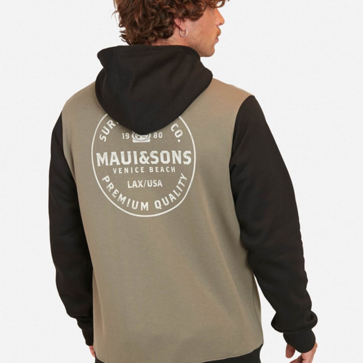 MAUI AND SONS - Poleron Surf And Skate Co Hoodies Hombre Verde Maui And Sons