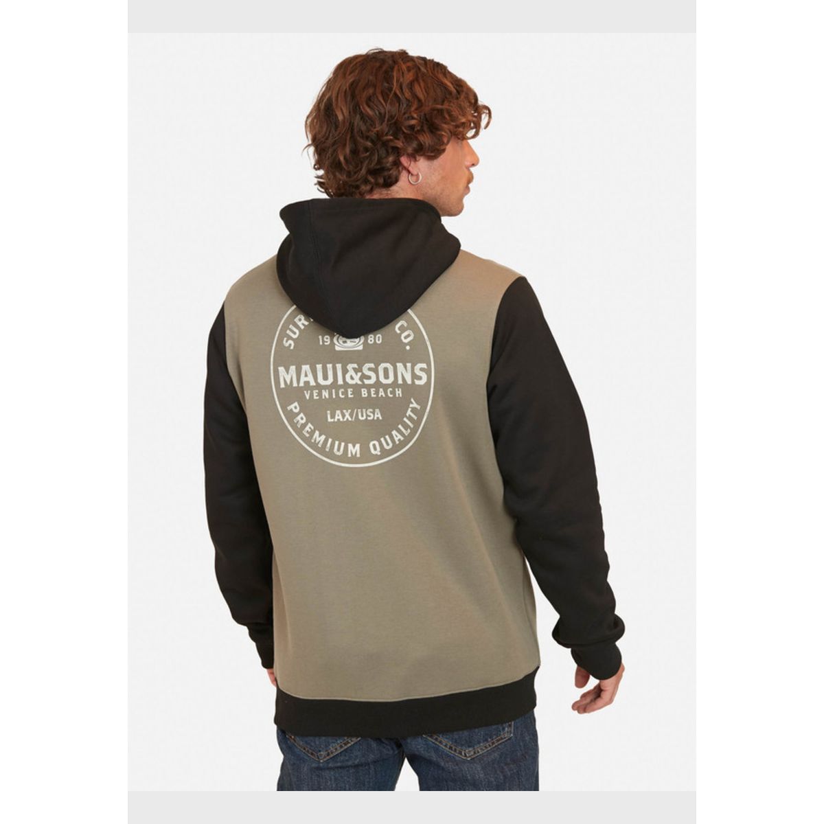 MAUI AND SONS - Poleron Surf And Skate Co Hoodies Hombre Verde Maui And Sons