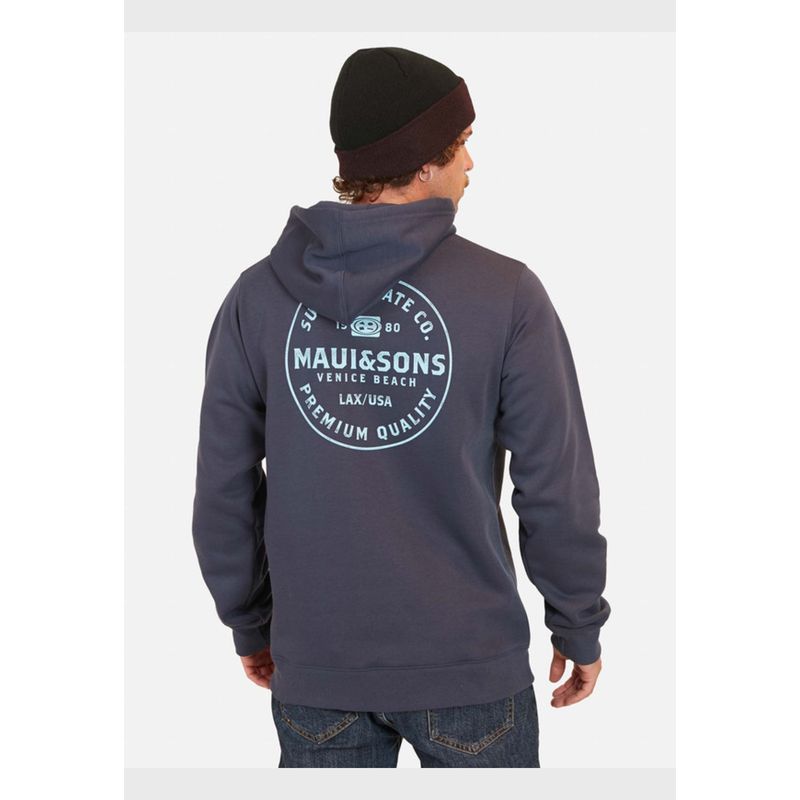 MAUI AND SONS - Poleron Surf And Skate Co Hoodies Hombre Azul Maui And Sons