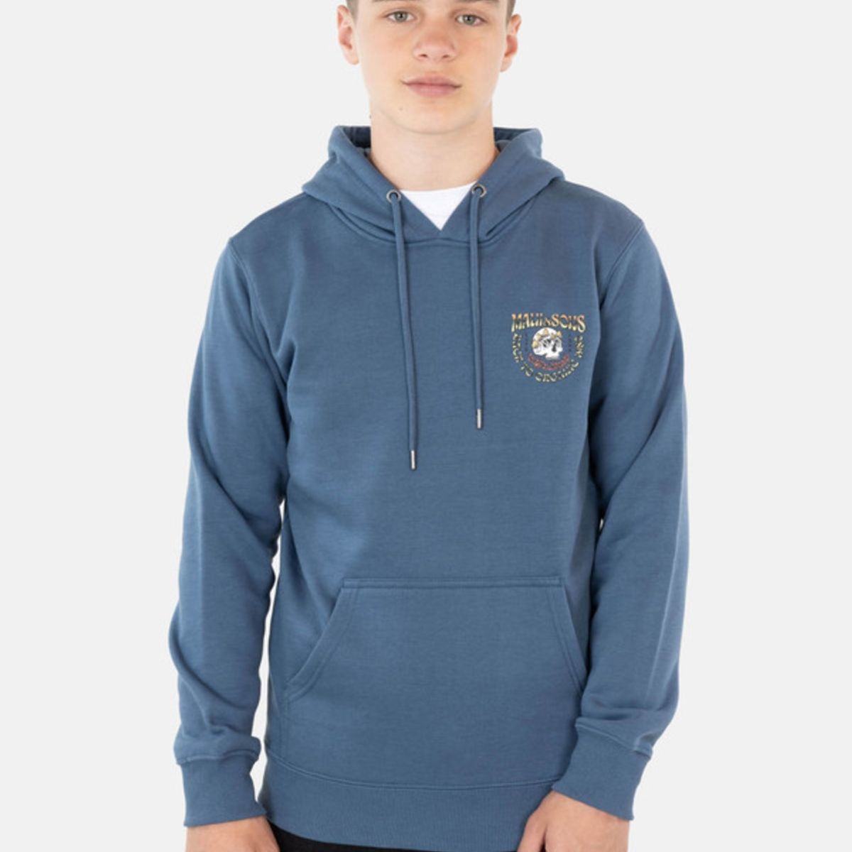 MAUI AND SONS - Poleron Back To Organic 1980 Hoodies Infantil Azul Maui And Sons