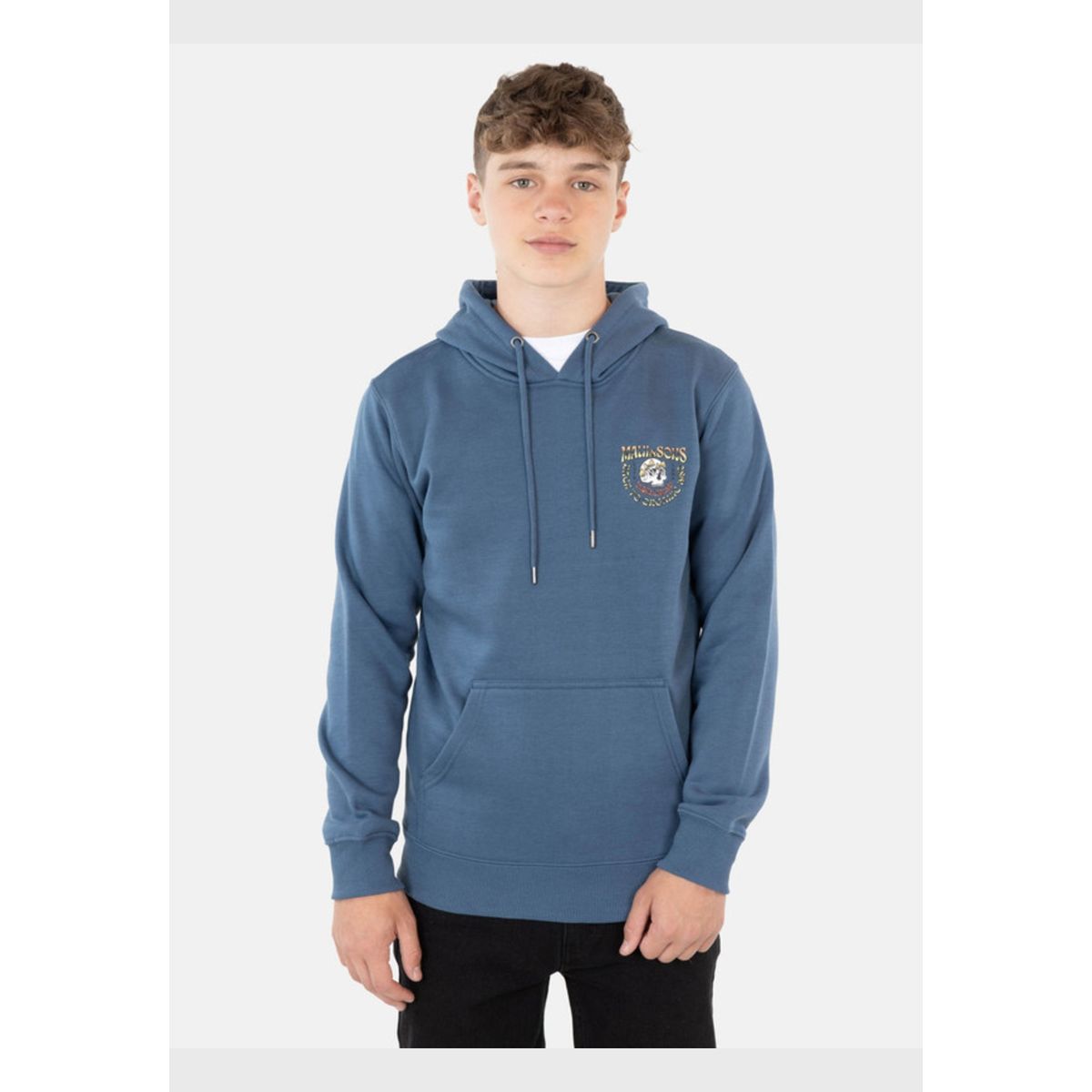 MAUI AND SONS - Poleron Back To Organic 1980 Hoodies Infantil Azul Maui And Sons