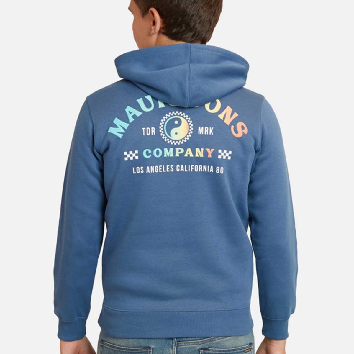 MAUI AND SONS - Poleron Los Angeles Lax Hoodies Infantil Azul Maui And Sons